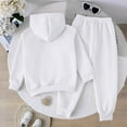 thumbnail image 6 of 6T Girls Clothes Girls Clothing Sets Girls Clothes Long-sleeve Love Heart Hoodie Pullover and Sweatpants Heart Print Hooded Outfits Set, 6 of 6