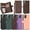 Black, variant on Daxi for T-Mobile Revvl 6 Pro 5G Leather Zip Wallet Case Card Holder Phone Case