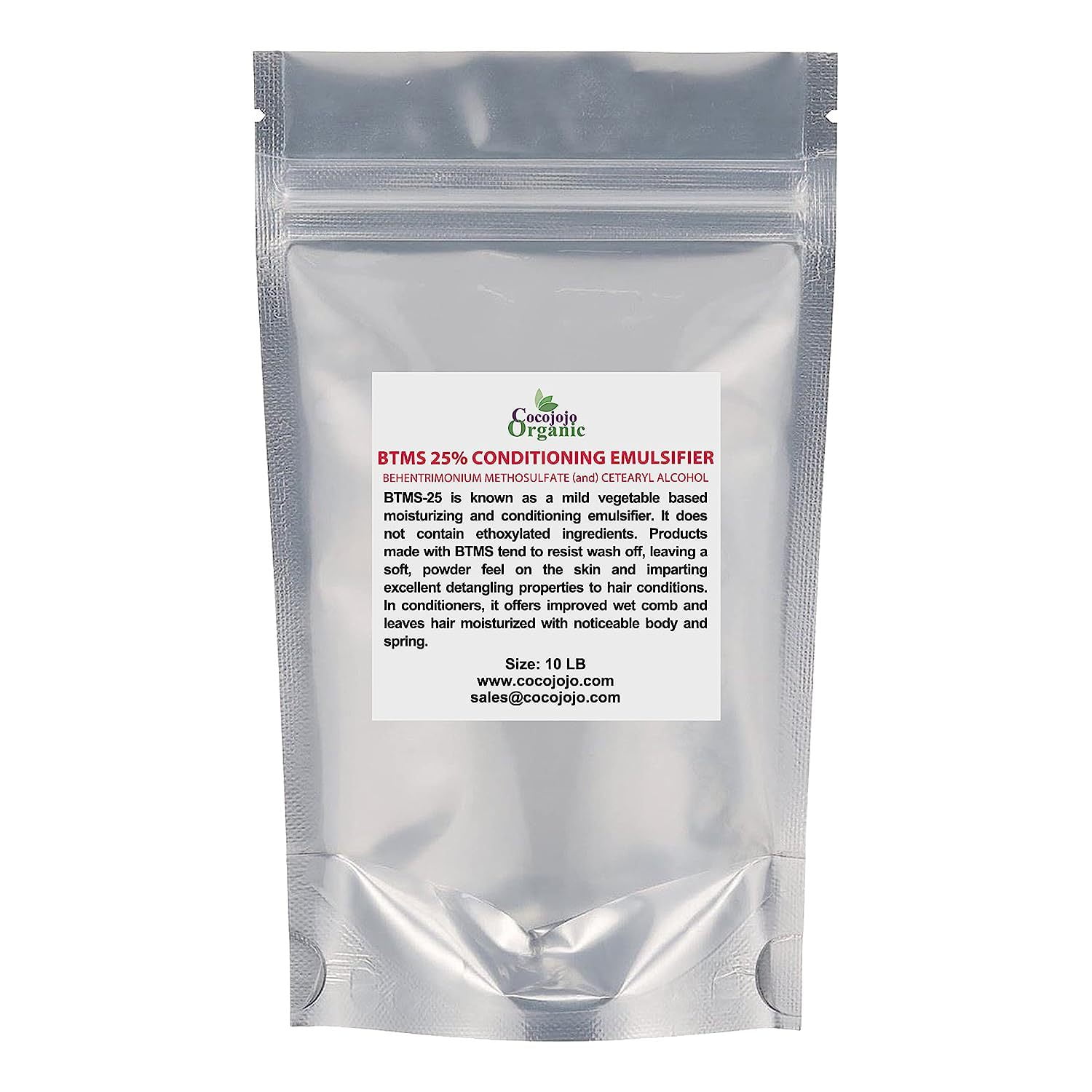 25 Behentrimonium Methosulfate Cetearyl Alcohol Conditioning Emulsifier Premium, Vegetable