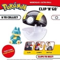 thumbnail image 3 of Pokemon Clip ‘N’ Go Munchlax and Ultra Ball - Includes 2 inch Battle Figure and Ultra Ball Accessory, 3 of 5