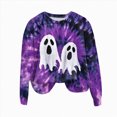 thumbnail image 5 of Towmus Women's Halloween Shirts 2025 Fall Tunic Tops Crewneck Blouses Print Long Sleeve Funny Sweatshirts, 5 of 6