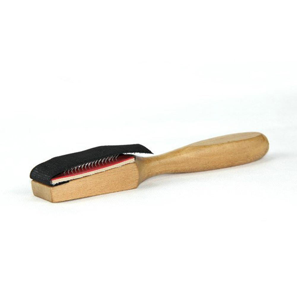 Wood Suede Sole Wire Cleaners Dance Shoes Cleaning Brush For Footwear 