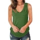 thumbnail image 1 of Playeras,Blusas y Tops,Ropa para Mujer Crop Tank Tops Para Mujer Mujeres Casual sin mangas con cuello en V Tank Tops Camisas Loose Fit chaleco pulóver camisa (Green, L), 1 of 5