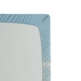 thumbnail image 2 of Ambesonne Blue White Fitted Sheet, Tropical Landscape, Full Size, Blue White, 2 of 2