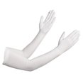 thumbnail image 2 of 1 Pair Silicone Anti-slip Palm Flip Fingertip Long Arm Sleeves Solid Color Anti-UV High Elasticity Women Outdoor Ice Silk Long Cycling Gloves Costume Accessories, 2 of 8