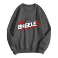 thumbnail image 1 of PENGXIANG Femmes Mode Sweat à Capuche Sweat-Shirt Col Rond Pull Lettre Imprimé Sweat-Shirt, 1 of 2