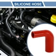 thumbnail image 2 of Unique Bargains 1pcs 25-38mm 0.98"-1.50" ID 100mm 3.94" Length 90° Red Car Silicone Hose Universal, 2 of 7
