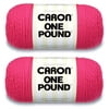 Caron One Pound Yarn - 2 Pack (Dark Pink)