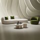 thumbnail image 2 of Curved Large Italiano Sofa Light Luxury Adults Long Unusual Ergonomic Reading Couch Unique European Canape Salon Home Furniture My Lux Decor Round, 2 of 8