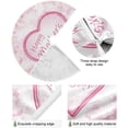 thumbnail image 2 of FMSHPON Mother's Day Flower Xmas Christmas Tree Skirt Stand Mat for Holiday Party Decoration Indoor Outdoor 36 inches, 2 of 6
