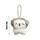 thumbnail image 3 of Adorable gato con auriculares, llavero de peluche con dibujos animados, adorno colgante para..., 3 of 6