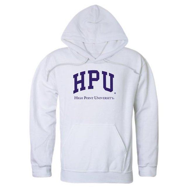W Republic 547-311-WHT-05 High Point University College Chandail à Capuchon, Blanc - 2TG