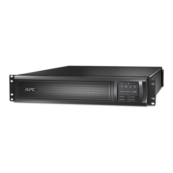 APC Smart-UPS X SMX3000RMLVUS - UPS (rack-mountable / external) - AC 120 V - 2.7 kW - 2880 VA - 1-phase - USB, RS-232 - output connectors: 7 - 2U - United States, Canada - black - APC Take-Back - TAA Compliant