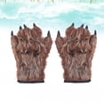 thumbnail image 3 of Glvoes Costume Paws Claw Paw Gloves Brown Werewolf Gloves Cosplay Gloves Werewolf Hand Gloves Cosplay Wolf Gloves, 3 of 3