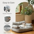 thumbnail image 5 of Washable Pet Bed for Cats & Small Dogs, Fluffy  Couch with Non-Slip Bottom (, 26.0" L X 19.0"  X 13.0" Th) dog bed, 5 of 8