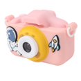 thumbnail image 5 of Cámara digital para niños Lentes duales Cámara de juego de grabación HD de 2 pulgadas para niños Regalos de cumpleaños 5V Rosa, 5 of 5