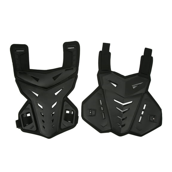 Chaleco de protección para motocicleta, transpirable, color negro, unisex, con absorción de impactos, para motocross.