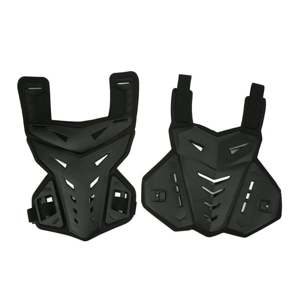 Chaleco de protección para motocicleta, transpirable, color negro, unisex, con absorción de impactos, para motocross.