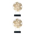 thumbnail image 1 of Wweixi Creative Nordic Home Decoration Accessories Iron Home Office Decor Desktop Gold M 2Set, 1 of 6