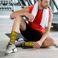 thumbnail image 6 of Unisex Caution Tape Novelty Ankle Socks Colorful ComfortSoft Lightweight Sports Athletic Socks, 6 of 7