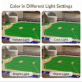 thumbnail image 7 of ODIKA 6'x9' Washable Area Rug Baseball Field Sport Diamond With Athletic Star Border And Bat Motif for Family Room, Living Mater Bedroom, Non-Slip, Easy Care, 7 of 7