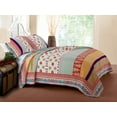 thumbnail image 7 of Greenland Home Fashion Thalia Quilt Set - 3 - Piece - King 105x95", Multi, 7 of 7