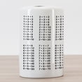 thumbnail image 3 of Science Ceramic Toothbrush Holder, Multiplication Table on White Background Mathematics Algebra Student, Decorative Versatile Countertop for Bathroom, 4.5" X 2.7", Black White, 3 of 4