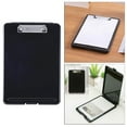 thumbnail image 1 of Plastic A4 File Box Document Folder Writing Test Paper Pad Stationery School Writing Pad Box Organizer Supply Black, 1 of 9