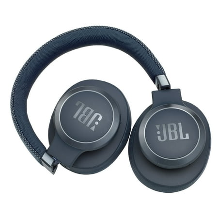 JBL Live 650BTNC - Wireless Over-Ear Noise-Cancelling Headphones - Blue