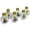 Gold, variant on AOOOWER Set of 6 Christian Glass Holy Water Bottle With Metal Lid Multipurpose Religious Liquid Storage Dispenser Spiritual Gift