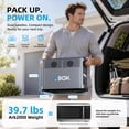 thumbnail image 3 of ABOK Ark2000 400W Solar Generator Kit – 2000W Portable Power Station, 1536Wh LiFePO4 for Home Blackouts & RV Life, 3 of 12