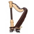 thumbnail image 1 of Minkissy Small Harp Made from Coffee Wood for Family and Friends 1 Set, 1 of 8