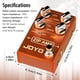 thumbnail image 5 of Pedal de compresión Overdrive JOYO ZIP AMP R-04 para guitarra, 5 of 7