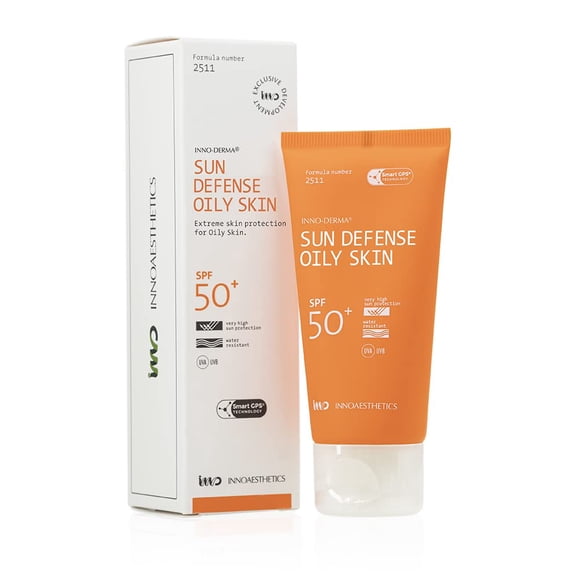 Inno-Derma Sun Defense Bloqueador Solar UVP 50+ Piel Grasa/Mixta-Nueva Presentación