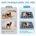 thumbnail image 6 of 72"x72" Washable & Reusable Dog Pee Pads, Leopard Print Non-Slip Potty Pad, For Puppy Accidents in Crates and on Floors.(Texture/leopard /Geometry, 24" x35" ), 6 of 8