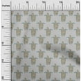 thumbnail image 1 of oneOone Cotton Cambric Fabric Turtle Block Print Sewing Fabric BTY 56 Inch Wide, 1 of 4