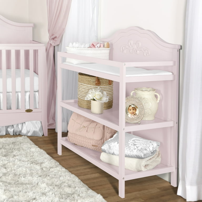 Crib with diaper changing table 2025