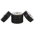thumbnail image 3 of Graflsoa 4PCS 1/10 RC Off-Road Buggy Tires with Star Tread Pattern, Gold Rim, for HSP Redcat Traxxas Tamiya HPI RC Cars, Durable Nylon Reinforced Design, 3 of 6