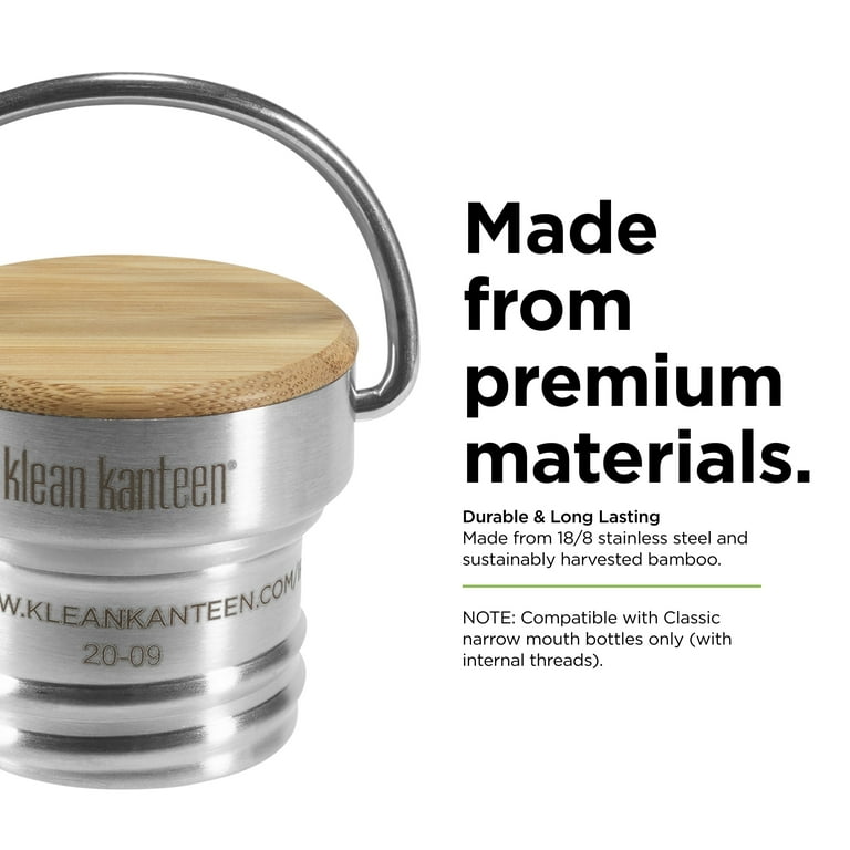 Klean Kanteen Classic Bamboo Cap