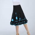 thumbnail image 3 of Falda De Baile De Salón Traje De Baile Puesta En Escena Para Mujeres Lago Azul Sunnimix falda de baile, 3 of 7