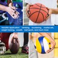 thumbnail image 6 of HXRH 10 Rolls Athletic Finger Tape -0.3Inch x 32-Feet Football Athletic Tape for Fingers Hands Toes Skin-Friendly Sports Tapes for Outdoor Sports(Black), 6 of 7