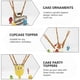 thumbnail image 4 of 8pcs Fishing Rod Shape Cupcake Toppers Cake Decorations Table Decors (Mixed Color), 4 of 4