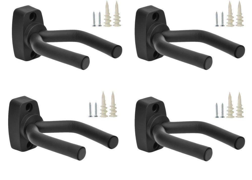 Top Stage Guitar Hanger Hook Holder Wall Mount Display Set of 1 w/Mounting Hardware Fit most guitars 