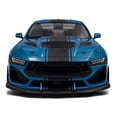 thumbnail image 5 of 2024 Ford Shelby Mustang Super Snake Grabber Blue Metallic with Black Stripes 1/18 Diecast Model Car by Solido, 5 of 6