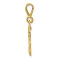 thumbnail image 2 of 14K Yellow Gold Charm Pendant Themed 15 Diamond-Cut, 2 of 3