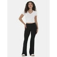 thumbnail image 2 of No Boundaries Flare Pants with Foldover Waistband, 32'' Inseam, Women's XS-XXL, 2 of 5