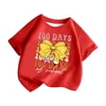 thumbnail image 4 of TZEWGL Tops For Child Print Round Neck Loose Short Sleeve Clothes For Toddlers size 3-4T, 4 of 7