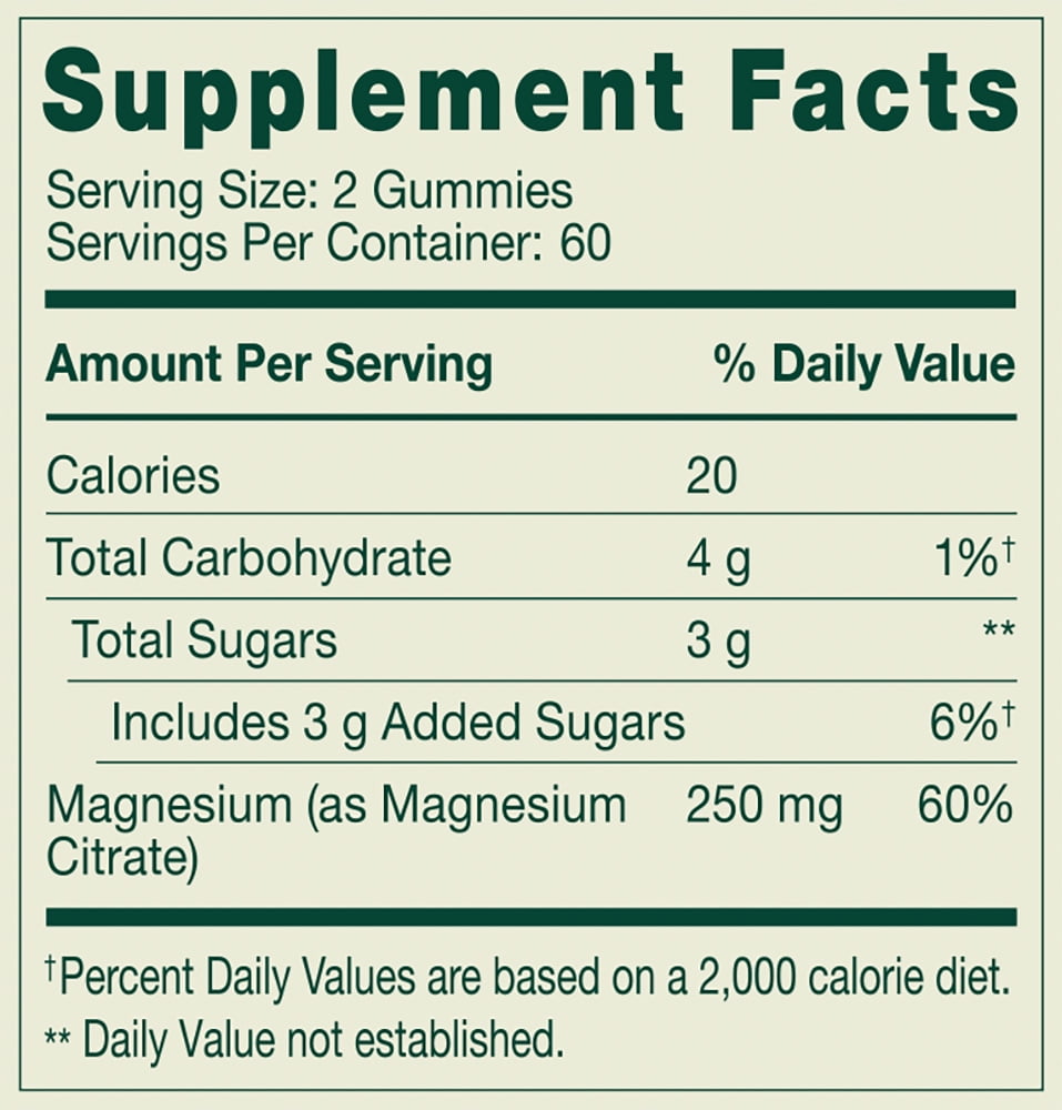 Spring Valley Extra Strength Magnesium Citrate 250MG 120 Count