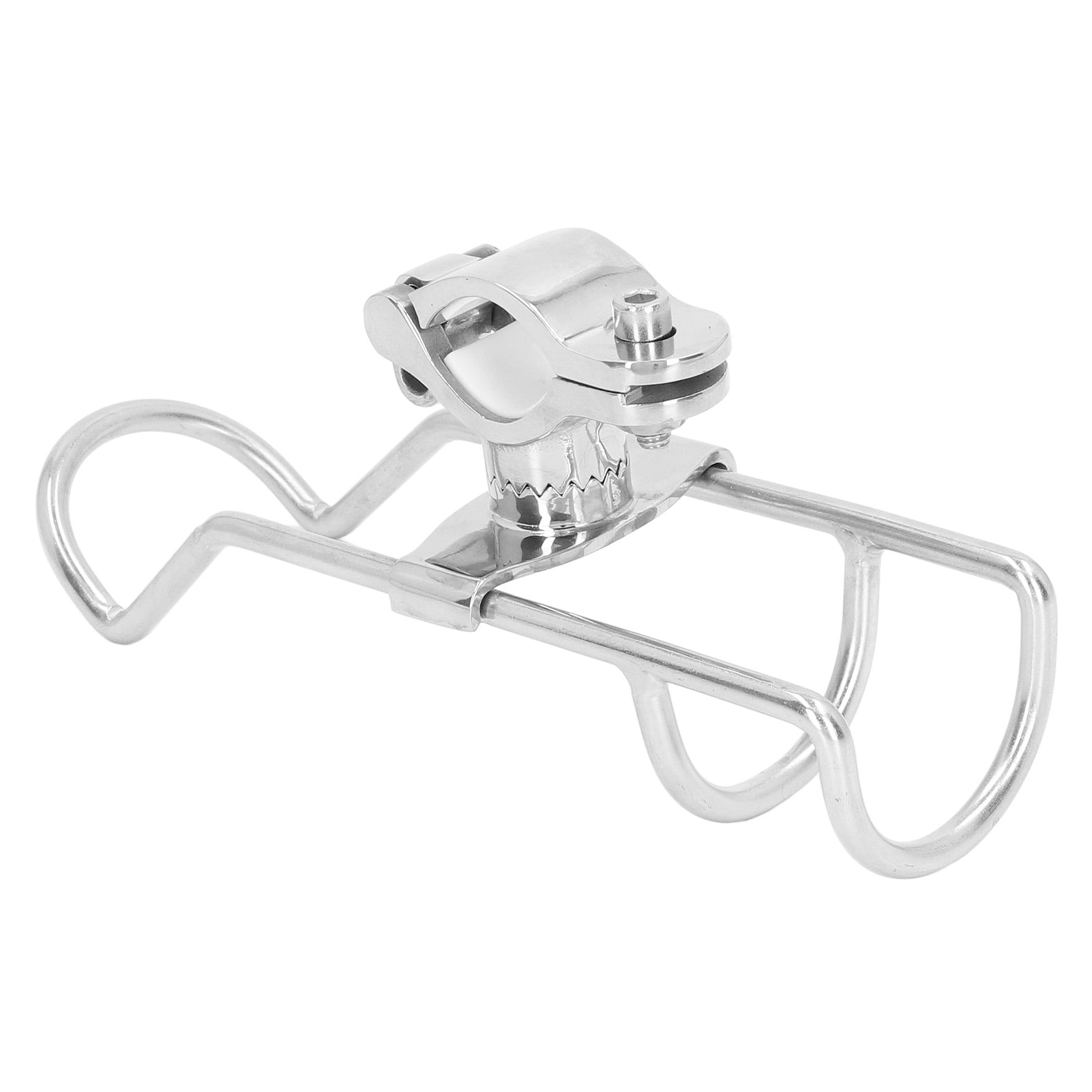 FAGINEY Rod Rack Mount Clamp,Rail Mounted Clamp Adjustable Fishing Rod