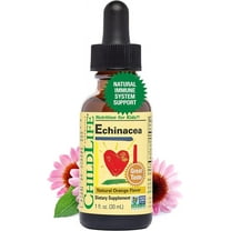 ChildLife Essentials Liquid Echinacea: Immune Booster for Kids, Natural Orange Flavor, 1 Fl Oz Bottle (Pack of 1)